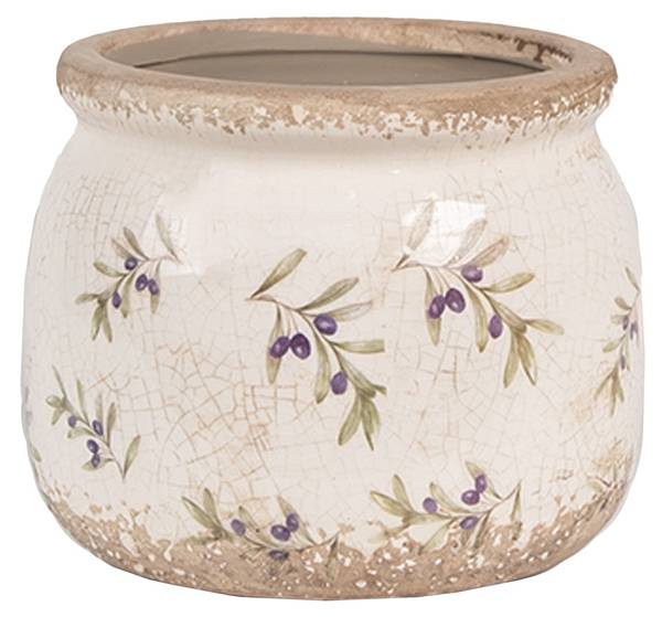 Innenblumentopf Hannahasi Beige - Keramik - 12 x 10 x 12 cm