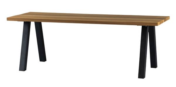 Gartentisch TABLO Schwarz - Eisen - 210 x 75 x 81 cm