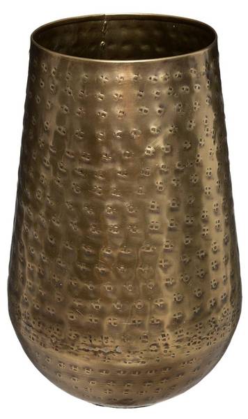 Vase OASIS Grün - Metall - 15 x 23 x 15 cm