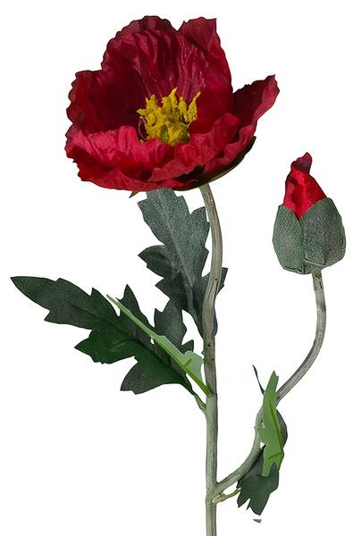 Kunstblume 93783 Rot - Kunststoff - 1 x 1 x 1 cm
