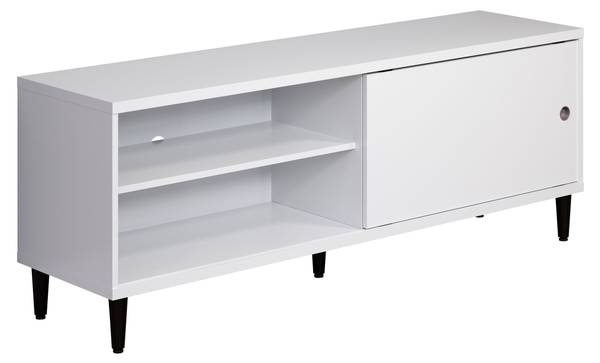 TV-Lowboard Evolution Weiß - Holzwerkstoff - 150 x 150 x 56 cm