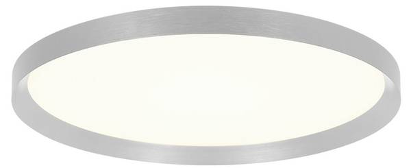 Deckenleuchten Flady Silber - Metall - 60 x 7 x 40 cm