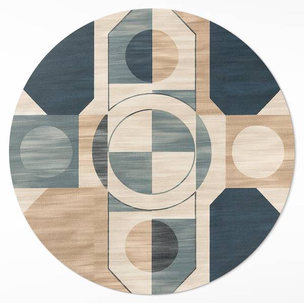 Vinyl Teppich Retro-Geometrie 282024 50 x 50 cm