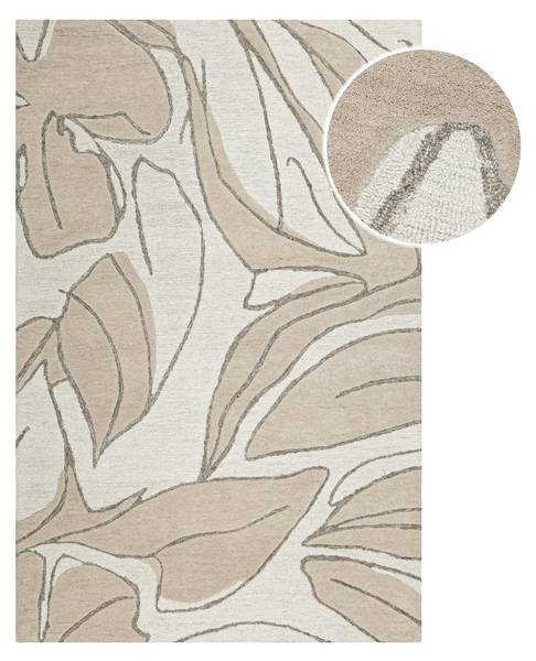 Kurzflorteppich Tunia 160 x 230 cm