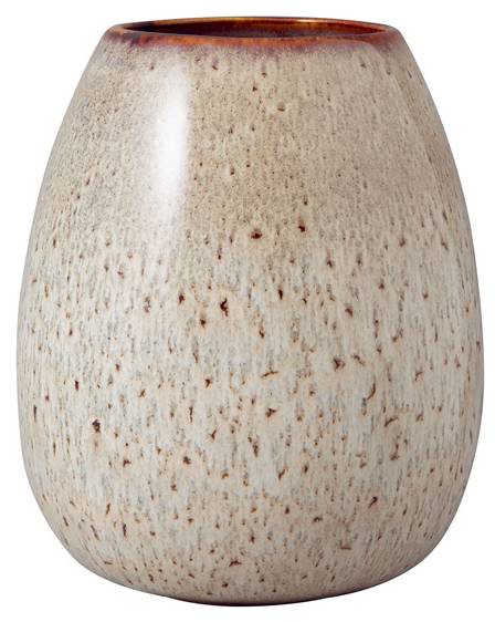 Vase Drop Lave Home Beige - Keramik - 15 x 18 x 15 cm
