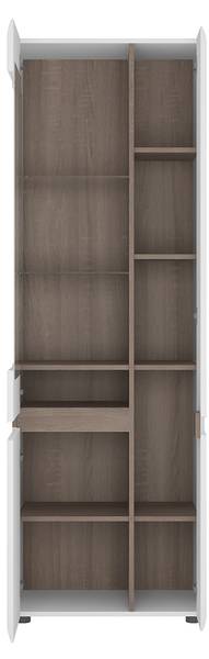 Wohnzimmer-Set LEGNICA-129-6 3er-Set Weiß - Holzwerkstoff - 243 x 195 x 42 cm