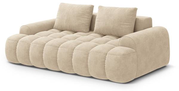Sofa LINZ Hochglanz Beige