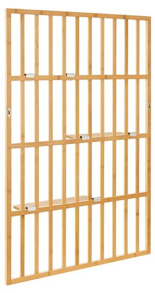 Wandregal Røst Beige - Bambus - 80 x 120 x 13 cm