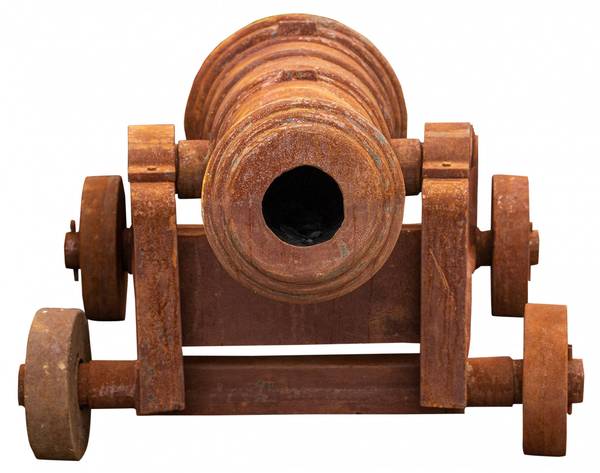 Réplique statue CANON II Marron - Fonte - 95 x 80 x 215 cm