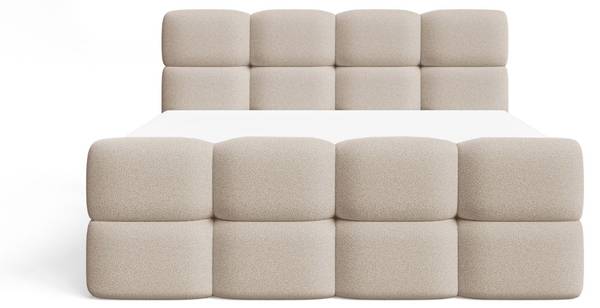 Boxspringbett RIVON Beige - Liegefläche Breite: 180 cm