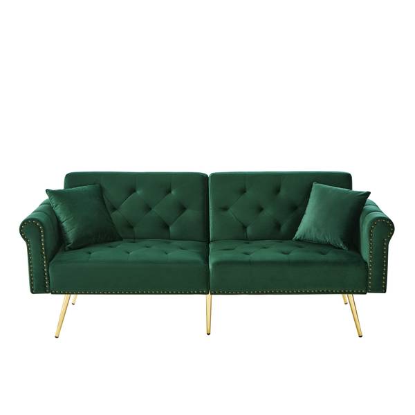 2-Sitzer-Schlafsofa Lelantos Ⅲ Grün