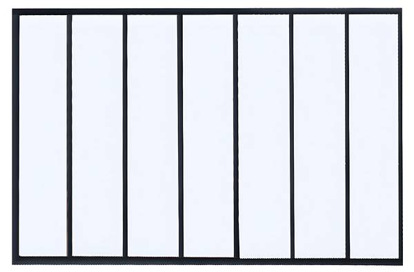 Glaswand BAYVIEW Tiefe: 210 cm - Metall