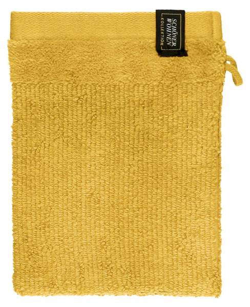 Waschhandschuh SENSE-6 Spar-Set 6teilig Gelb