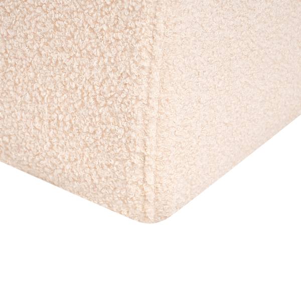 Pouf SINCLAIR Beige - Textil - 79 x 40 x 49 cm