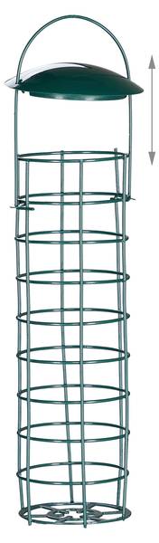 3x supports boules graisse pour oiseaux Vert - Fer - 9 x 31 x 9 cm