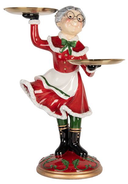 Xmas&Aleksander Rot - Kunststoff - 32 x 62 x 47 cm
