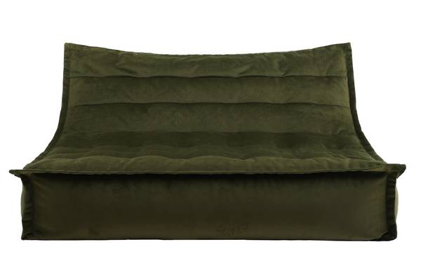 Dolce Sofa Samt Olive Olivgrün