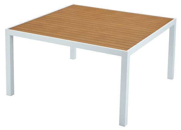 Gartenessgruppe im Set MACILA 140 x 74 x 140 cm