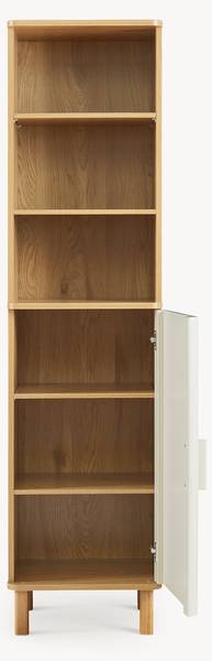 Hochschrank Ferrersp Beige - Braun - Kiefer - 42 x 160 x 35 cm