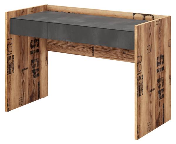 Schreibtisch Fargo 2S FG07 Grau - Holzwerkstoff - 120 x 81 x 55 cm