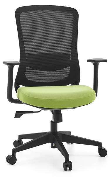 Bürostuhl Sedito Schwarz - Grün