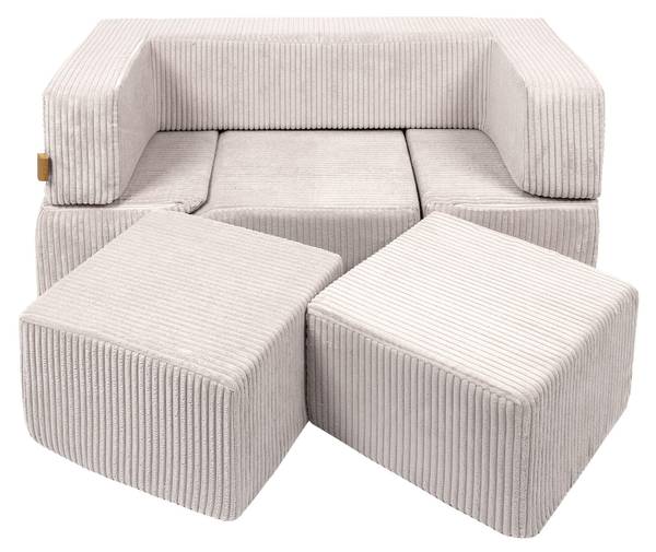 Kindersofa – Spielsofa für Kinder Ecru
