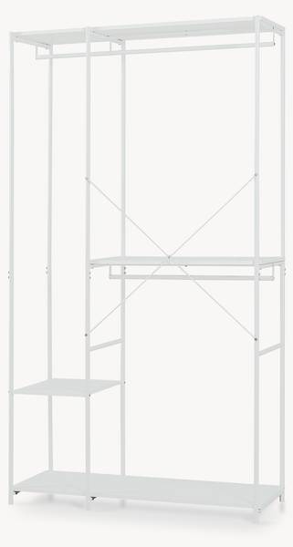 Offener Kleiderschrank Verdfjorg I. Breite: 110 cm