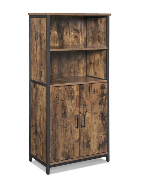 Aufbewahrungsschrank Kingstown Braun - Holzwerkstoff - 35 x 125 x 60 cm