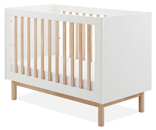 Gitterbett LOTTI Weiß - 124 x 66 cm