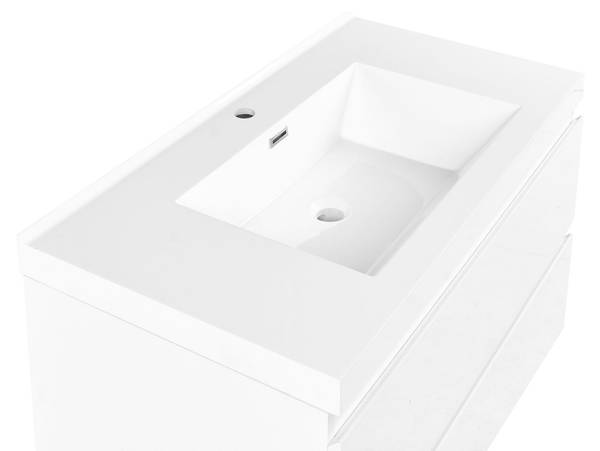 Badezimmerschrank TOTA 2-tlg Weiß - Holzwerkstoff - 50 x 50 x 50 cm