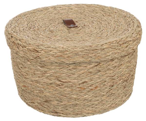 Boxen PARIS 2er-Set Beige - Naturfaser - 20 x 10 x 20 cm
