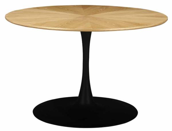 Esstisch ATELIER Braun - Eiche - 120 x 75 x 120 cm