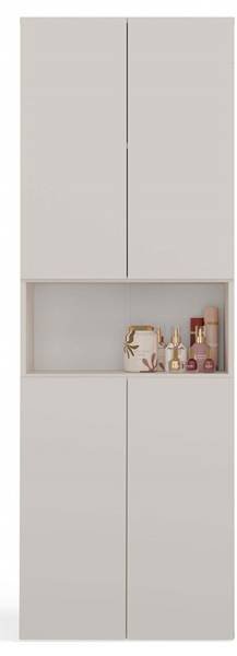 Hochschrank Darling Beige - Holzwerkstoff - 60 x 174 x 30 cm