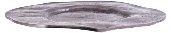Tablett LINKE Schwarz - Metall - 58 x 3 x 58 cm