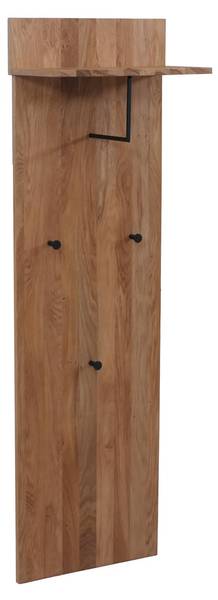 Garderobenpaneel P55 Braun - Eiche - 42 x 135 x 22 cm