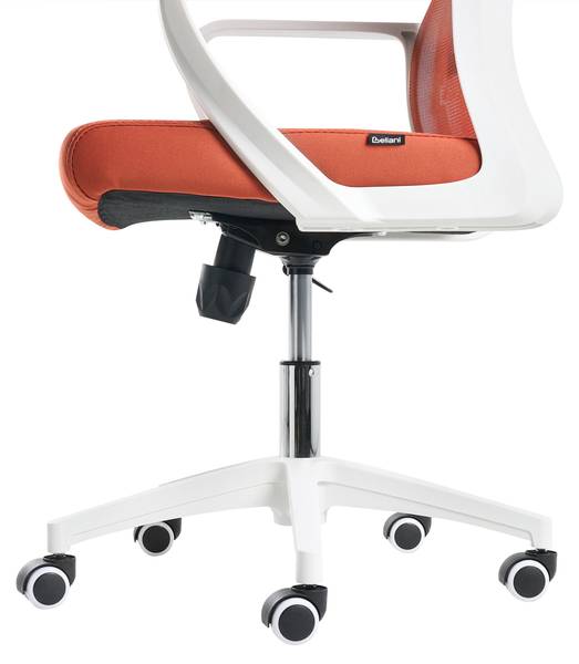 Bürostuhl MONARCH Rot - Weiß
