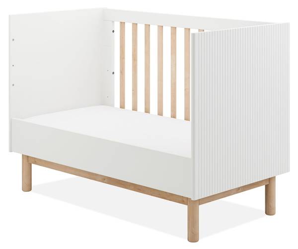 Gitterbett LOTTI Weiß - 124 x 66 cm