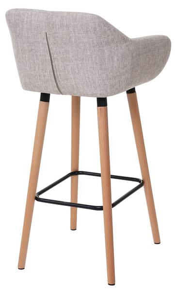 Barhocker Vaasa T381 (2er-Set) Hellgrau
