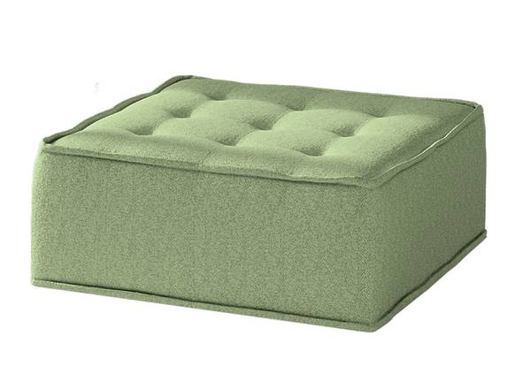 Polsterhocker SANDE Hellgrün