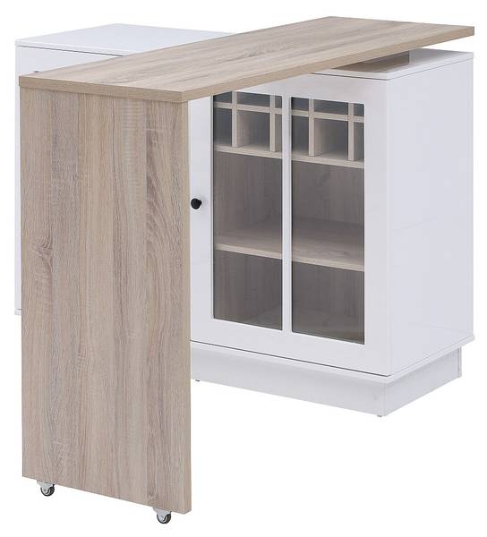 Barmöbel ARAMETA Beige - Glas - 45 x 95 x 245 cm