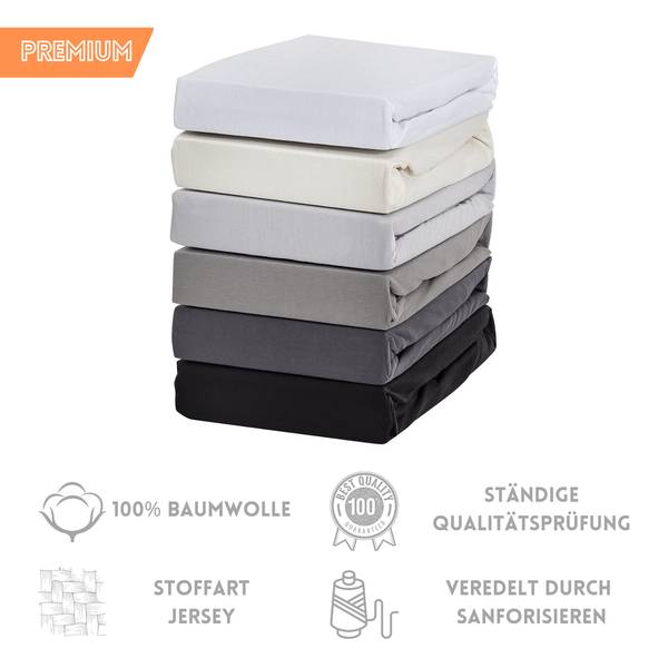 Topper Spannbettlaken 180-200x200cm Kobaltblau - Breite: 200 cm