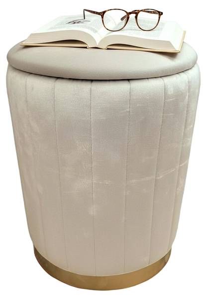 Hocker aus Samt mit Stauraum kaufen