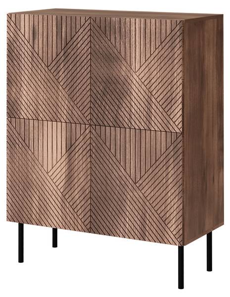 Türkommode Art Deco Braun