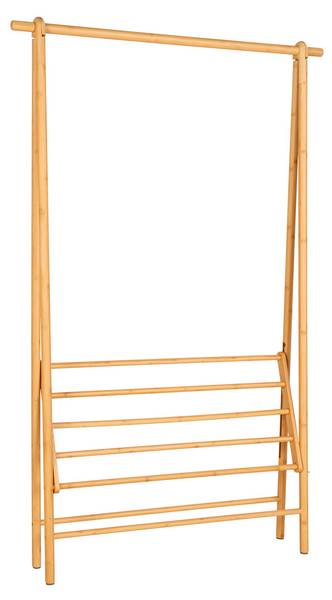 Bodenaufhänger Manaus Braun - Bambus - Holzwerkstoff - 46 x 164 x 104 cm