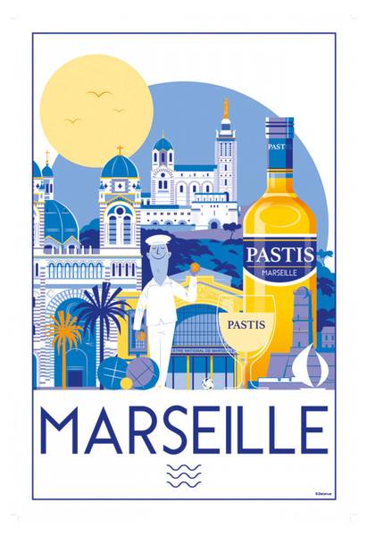 Geschirrtuch Marseille Weiß - Textil - 48 x 1 x 72 cm