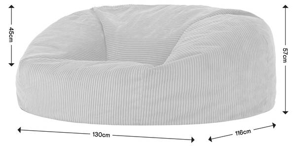 Riesensitzsack Flauschig Soul Beige