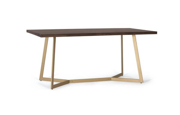 Esstisch 1469 Braun - Massivholz - 90 x 76 x 170 cm
