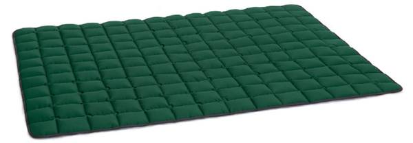 Wendedecke CHELSEA Grau - Grün - 110 x 140 cm