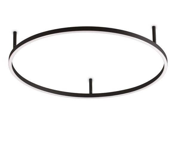 Oracle Plafonnier LED Noir - 70 x 70 cm