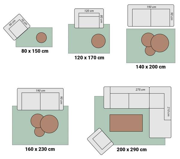 Teppich Globe 140 x 200 cm